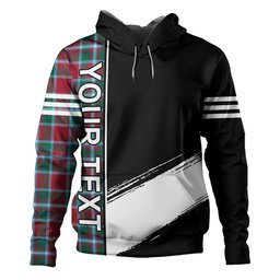 ScotsTee Shop Scottish Spens Modern Clan Crest Tartan Hoodie Quarter Personalized