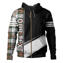 ScotsTee Shop Scottish Stewart Dress Ancient Clan Crest Tartan Hoodie Quarter Personalized