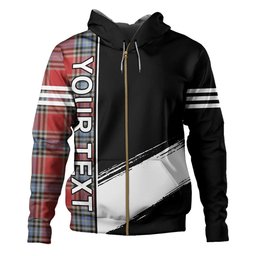 ScotsTee Shop Scottish MacLeay Weathered Clan Crest Tartan Hoodie Quarter Personalized