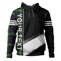ScotsTee Shop Scottish Watson (Wate Watt) Modern Clan Crest Tartan Hoodie Quarter Personalized