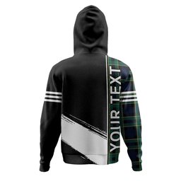 ScotsTee Shop Scottish Mowat Modern Clan Crest Tartan Hoodie Quarter Personalized