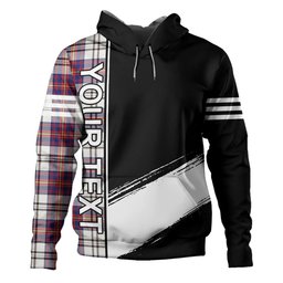 ScotsTee Shop Scottish Walker Dress Modern Clan Crest Tartan Hoodie Quarter Personalized