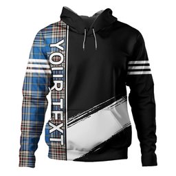 ScotsTee Shop Scottish Thompson Variant (Thomson Variant) Ancient Clan Crest Tartan Hoodie Quarter Personalized