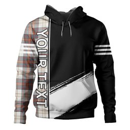 ScotsTee Shop Scottish Walker Dress Weathered Clan Crest Tartan Hoodie Quarter Personalized