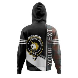 ScotsTee Shop Scottish Stewart of Appin Hunting Weathered Clan Crest Tartan Hoodie Quarter Personalized