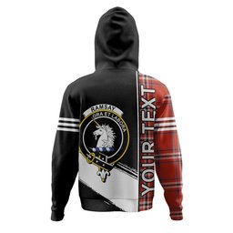 ScotsTee Shop Scottish Ramsay Angus & Mearns Ancient Clan Crest Tartan Hoodie Quarter Personalized