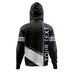 ScotsTee Shop Scottish Russell Modern Clan Crest Tartan Hoodie Quarter Personalized