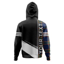 ScotsTee Shop Scottish Ralston UK Modern Clan Crest Tartan Hoodie Quarter Personalized