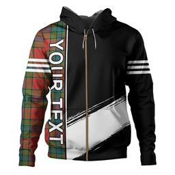 ScotsTee Shop Scottish Murray of Atholl Red Dress (Murray of Atholl; Red Dress) Ancient Clan Crest Tartan Hoodie Quarter Personalized