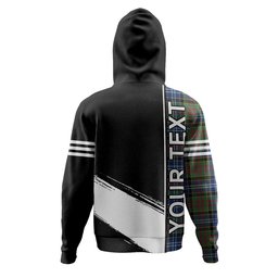 ScotsTee Shop Scottish Paisley Drennan (Drennan Drennan) Modern Clan Crest Tartan Hoodie Quarter Personalized