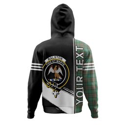 ScotsTee Shop Scottish Ralston US Ancient Clan Crest Tartan Hoodie Quarter Personalized