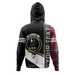 ScotsTee Shop Scottish MacLaine of LochBuie (Cockburn) (MacLaine of LochBuie) Modern Clan Crest Tartan Hoodie Quarter Personalized