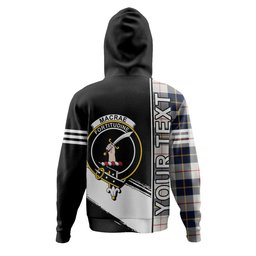 ScotsTee Shop Scottish MacRae of Conchra Modern Clan Crest Tartan Hoodie Quarter Personalized