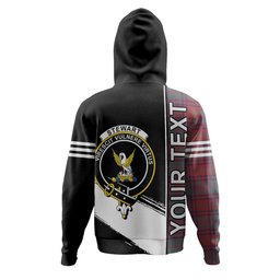 ScotsTee Shop Scottish Stewart of Killiecrankie Weathered Clan Crest Tartan Hoodie Quarter Personalized