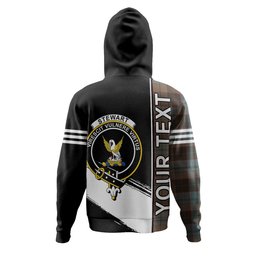 ScotsTee Shop Scottish Stewart Old Weathered Clan Crest Tartan Hoodie Quarter Personalized