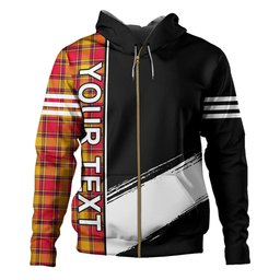 ScotsTee Shop Scottish Scrymgeour Clan Crest Tartan Hoodie Quarter Personalized