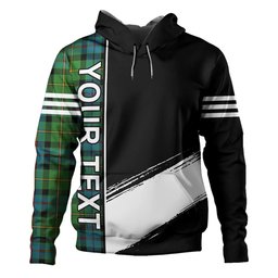 ScotsTee Shop Scottish Tait Ancient Clan Crest Tartan Hoodie Quarter Personalized