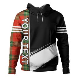 ScotsTee Shop Scottish Maver Ancient Clan Crest Tartan Hoodie Quarter Personalized