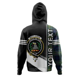 ScotsTee Shop Scottish MacLaren Modern Clan Crest Tartan Hoodie Quarter Personalized