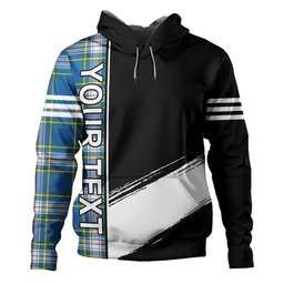 ScotsTee Shop Scottish Maver Dress Ancient Clan Crest Tartan Hoodie Quarter Personalized