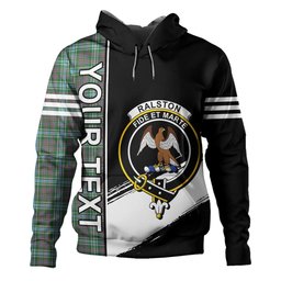 ScotsTee Shop Scottish Ralston US Modern Clan Crest Tartan Hoodie Quarter Personalized