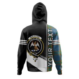 ScotsTee Shop Scottish Ralston UK Ancient Clan Crest Tartan Hoodie Quarter Personalized