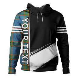 ScotsTee Shop Scottish Ralston UK Ancient Clan Crest Tartan Hoodie Quarter Personalized