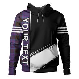 ScotsTee Shop Scottish Phillips Modern Clan Crest Tartan Hoodie Quarter Personalized