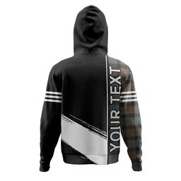 ScotsTee Shop Scottish MacTaggart Weathered Clan Crest Tartan Hoodie Quarter Personalized