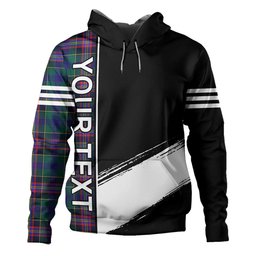 ScotsTee Shop Scottish Pitcairn Hunting Modern Clan Crest Tartan Hoodie Quarter Personalized