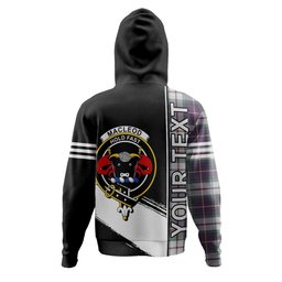 ScotsTee Shop Scottish MacLeod of California Weathered Clan Crest Tartan Hoodie Quarter Personalized