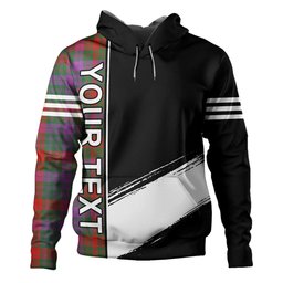 ScotsTee Shop Scottish Ross (Wilsons) Clan Crest Tartan Hoodie Quarter Personalized