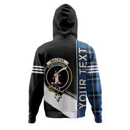 ScotsTee Shop Scottish MacRae of America Modern Clan Crest Tartan Hoodie Quarter Personalized