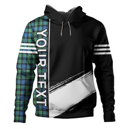 ScotsTee Shop Scottish Mouat Clan Crest Tartan Hoodie Quarter Personalized