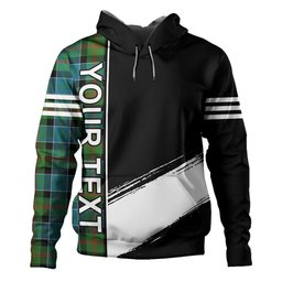 ScotsTee Shop Scottish Paterson Ancient Clan Crest Tartan Hoodie Quarter Personalized