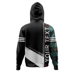 ScotsTee Shop Scottish Nairn Ancient Clan Crest Tartan Hoodie Quarter Personalized