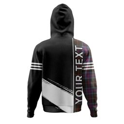 ScotsTee Shop Scottish Nairn Weathered Clan Crest Tartan Hoodie Quarter Personalized