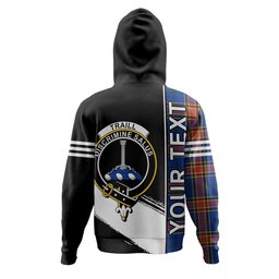 ScotsTee Shop Scottish Traill (Trayle) Modern Clan Crest Tartan Hoodie Quarter Personalized