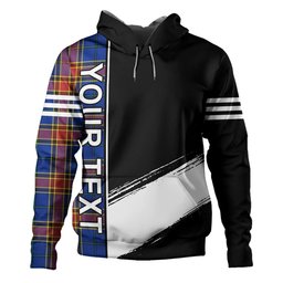 ScotsTee Shop Scottish Traill (Trayle) Modern Clan Crest Tartan Hoodie Quarter Personalized