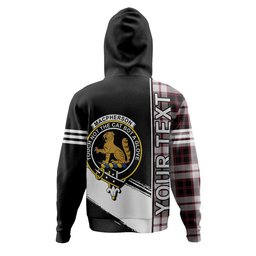 ScotsTee Shop Scottish MacPherson of Pitmain Modern Clan Crest Tartan Hoodie Quarter Personalized