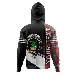 ScotsTee Shop Scottish Seton Weathered Clan Crest Tartan Hoodie Quarter Personalized