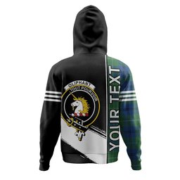 ScotsTee Shop Scottish Oliphant Modern Clan Crest Tartan Hoodie Quarter Personalized