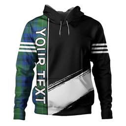 ScotsTee Shop Scottish Oliphant Modern Clan Crest Tartan Hoodie Quarter Personalized
