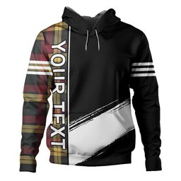 ScotsTee Shop Scottish MacMillan Weathered Clan Crest Tartan Hoodie Quarter Personalized