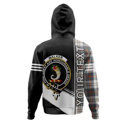 ScotsTee Shop Scottish Walker Dress Ancient Clan Crest Tartan Hoodie Quarter Personalized