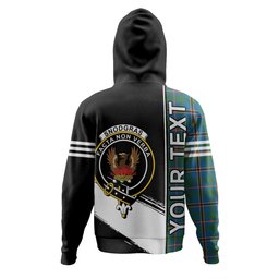 ScotsTee Shop Scottish Snodgrass Modern Clan Crest Tartan Hoodie Quarter Personalized