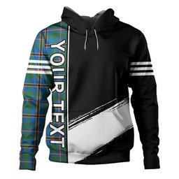 ScotsTee Shop Scottish Snodgrass Modern Clan Crest Tartan Hoodie Quarter Personalized