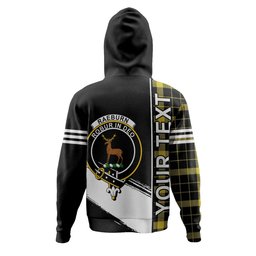 ScotsTee Shop Scottish Raeburn Modern Clan Crest Tartan Hoodie Quarter Personalized
