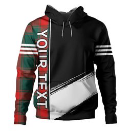 ScotsTee Shop Scottish Middleton Weathered Clan Crest Tartan Hoodie Quarter Personalized