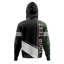 ScotsTee Shop Scottish McGeachie Clan Crest Tartan Hoodie Quarter Personalized